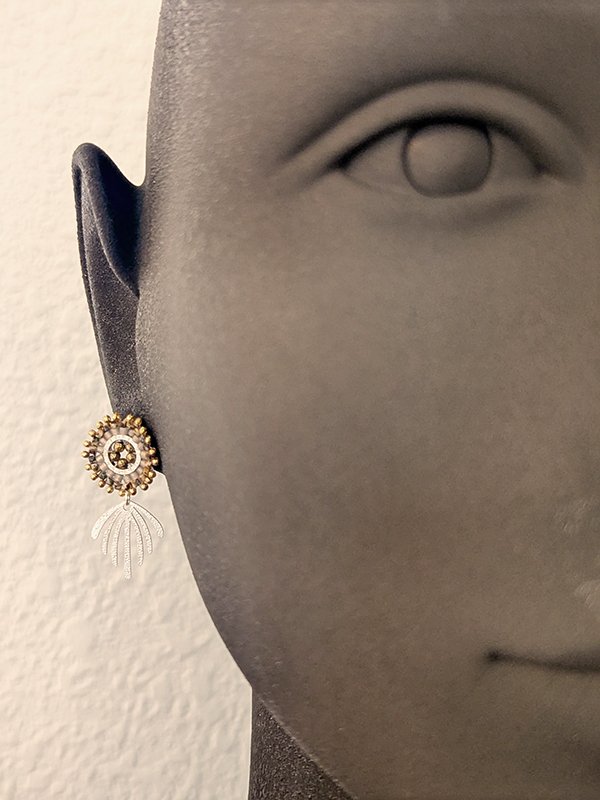 Evening Shower :: Pyrite Earrings PXL_20251222_002158954.jpg