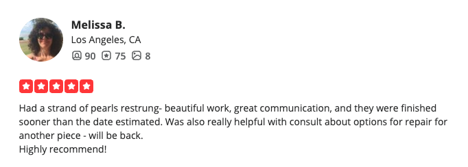 Lisa Sirlin Hall Google Review - Melissa B