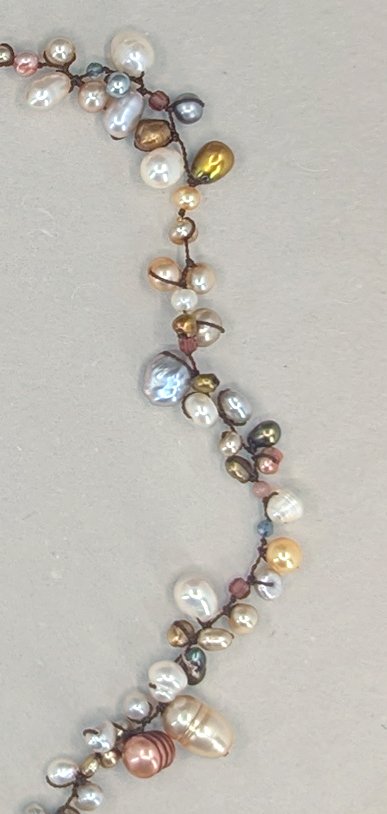 Whole Halo, Garden : : organic pearl necklace