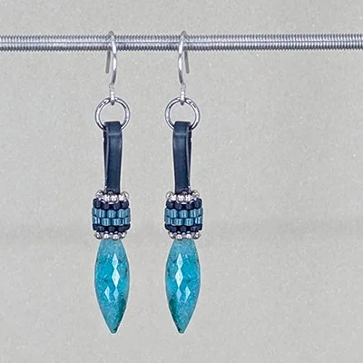 Allure : : chrysocolla earrings
