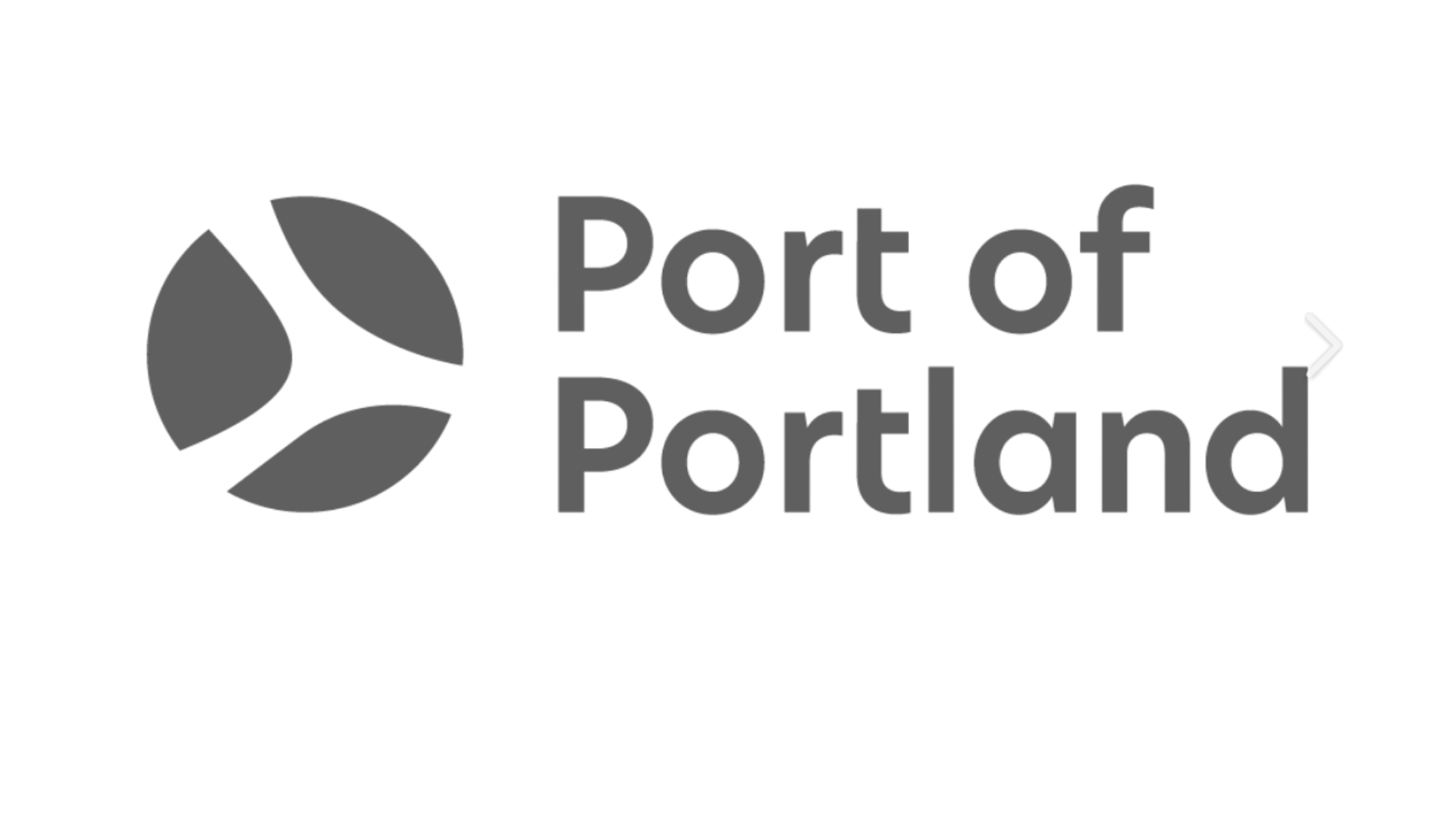The logo of the Port of Portland