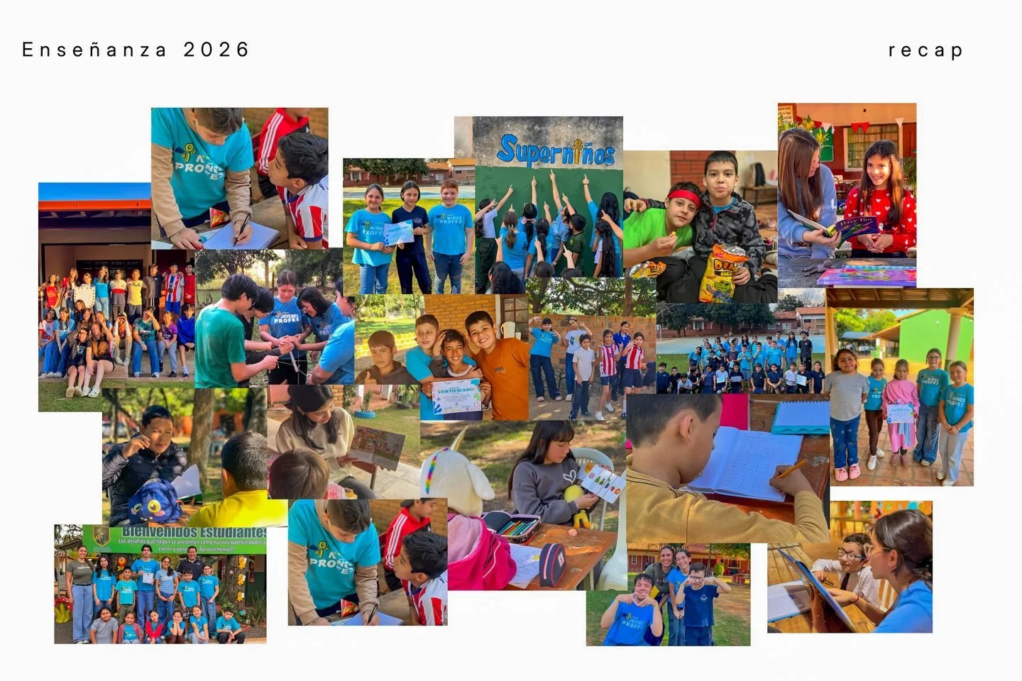 📚✨Un a&ntilde;o de aprendizajes, desaf&iacute;os y grandes logros📚✨

Durante los &uacute;ltimos meses de ense&ntilde;anza en las escuelas, nuestros Ni&ntilde;os y J&oacute;venes Profes se enfocaron en reconocer las principales dificultades de sus a