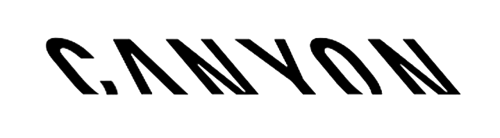 The word 'CANNON' written in large, outlined letters.