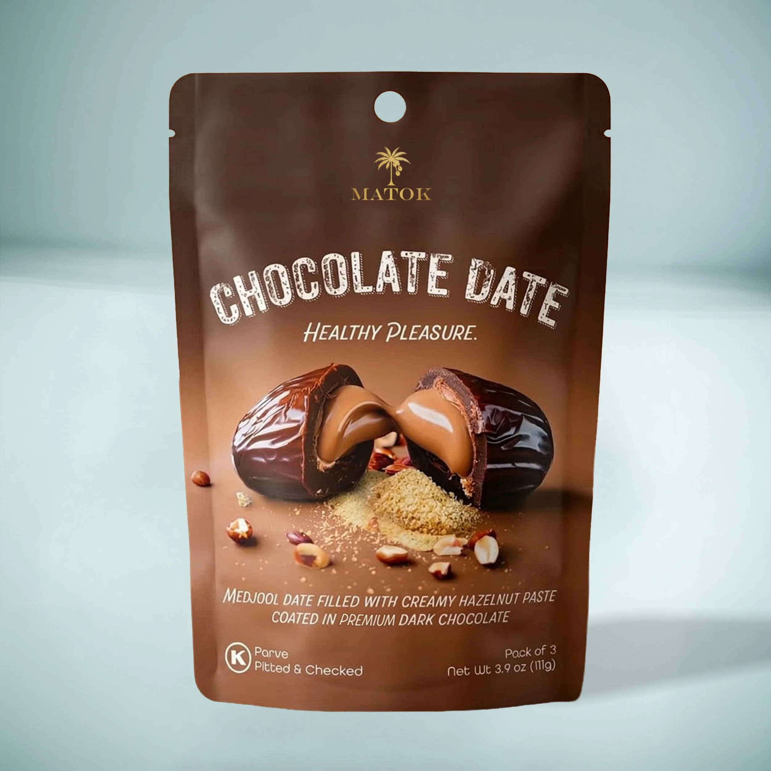 Chocolate Date Pouch