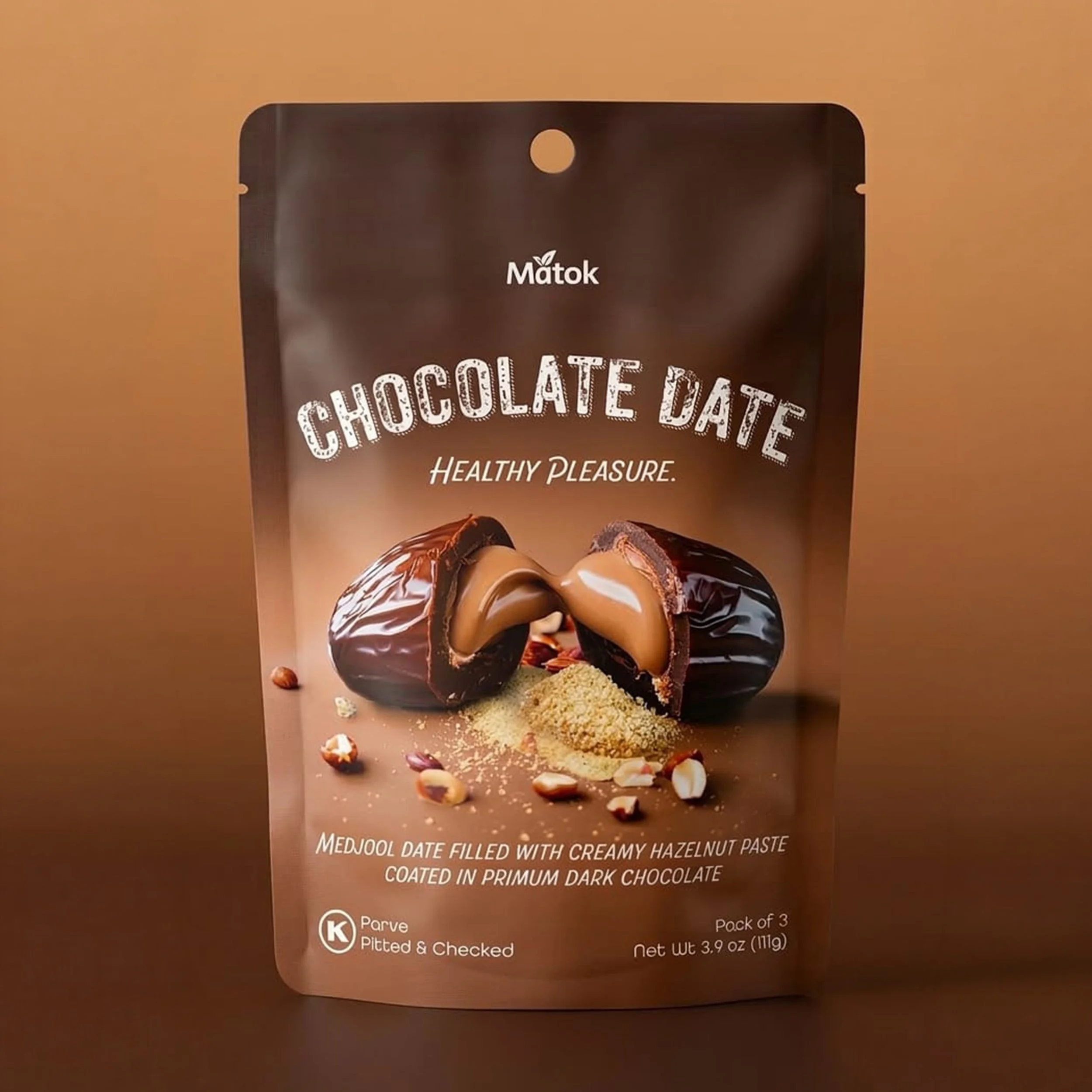 Chocolate Date Pouch