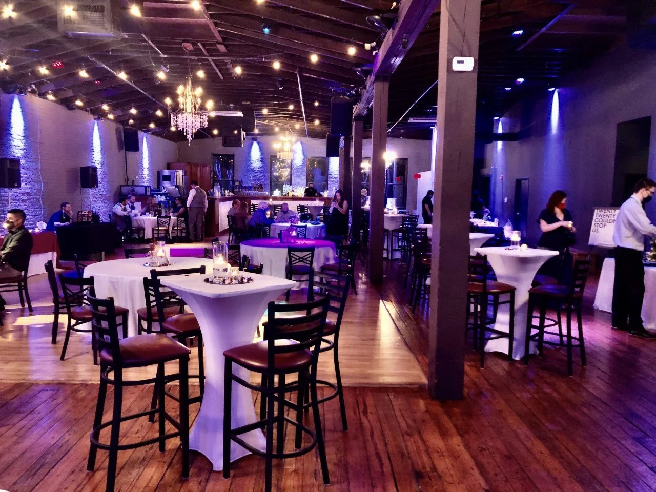 Wedding setup at Twenty Seven Event Venue in Little Rock Arkansas