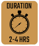 Duration 2-4 hours