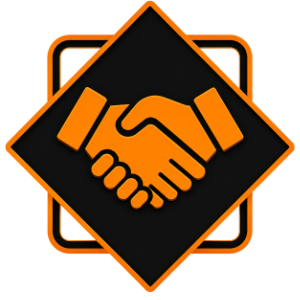 Coalition cooperation icon. Work together with your teammates