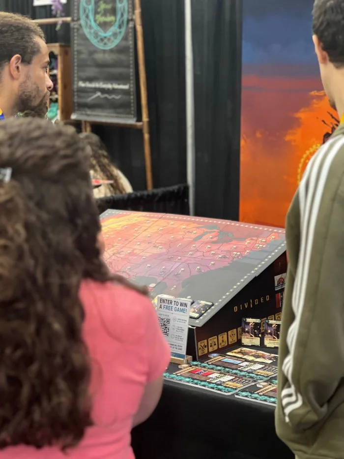 Partial view of Divided Gamebaord