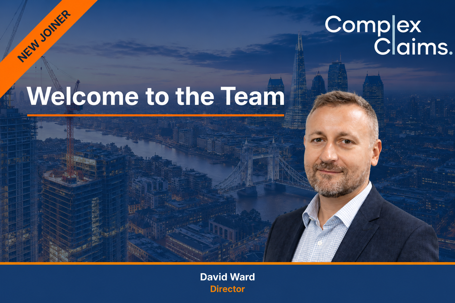 David Ward joins Complex Claims as Director