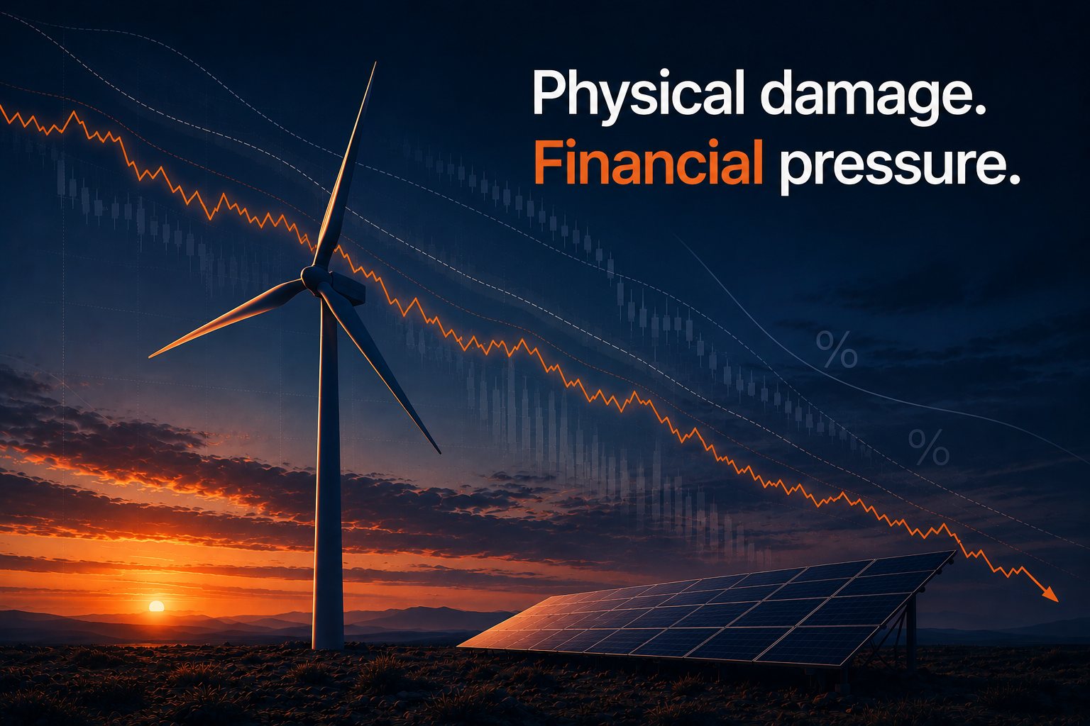 Physical damage, financial pressure: