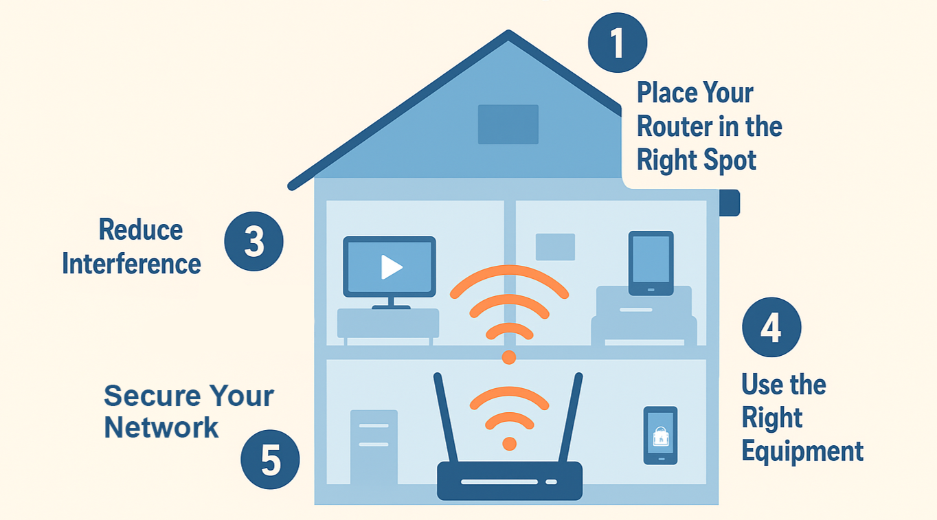 5 Quick Tips To Get the Most Out of Your Home Wi-Fi Signal