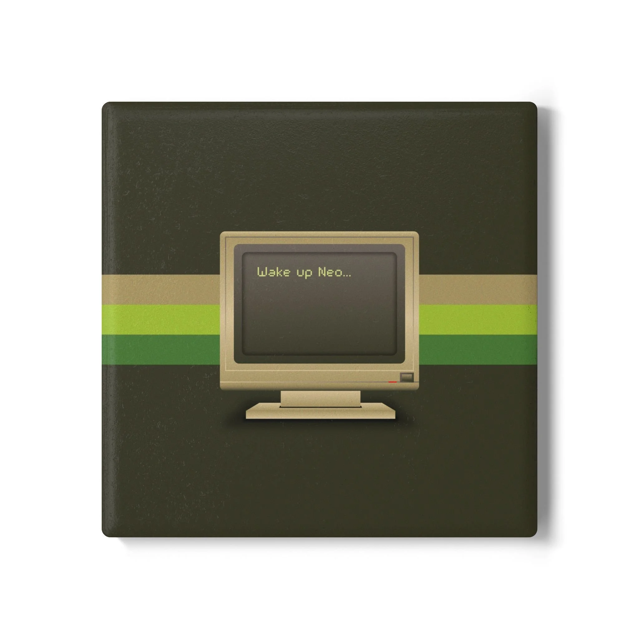 Monitor Retro Coaster Ceramic x1