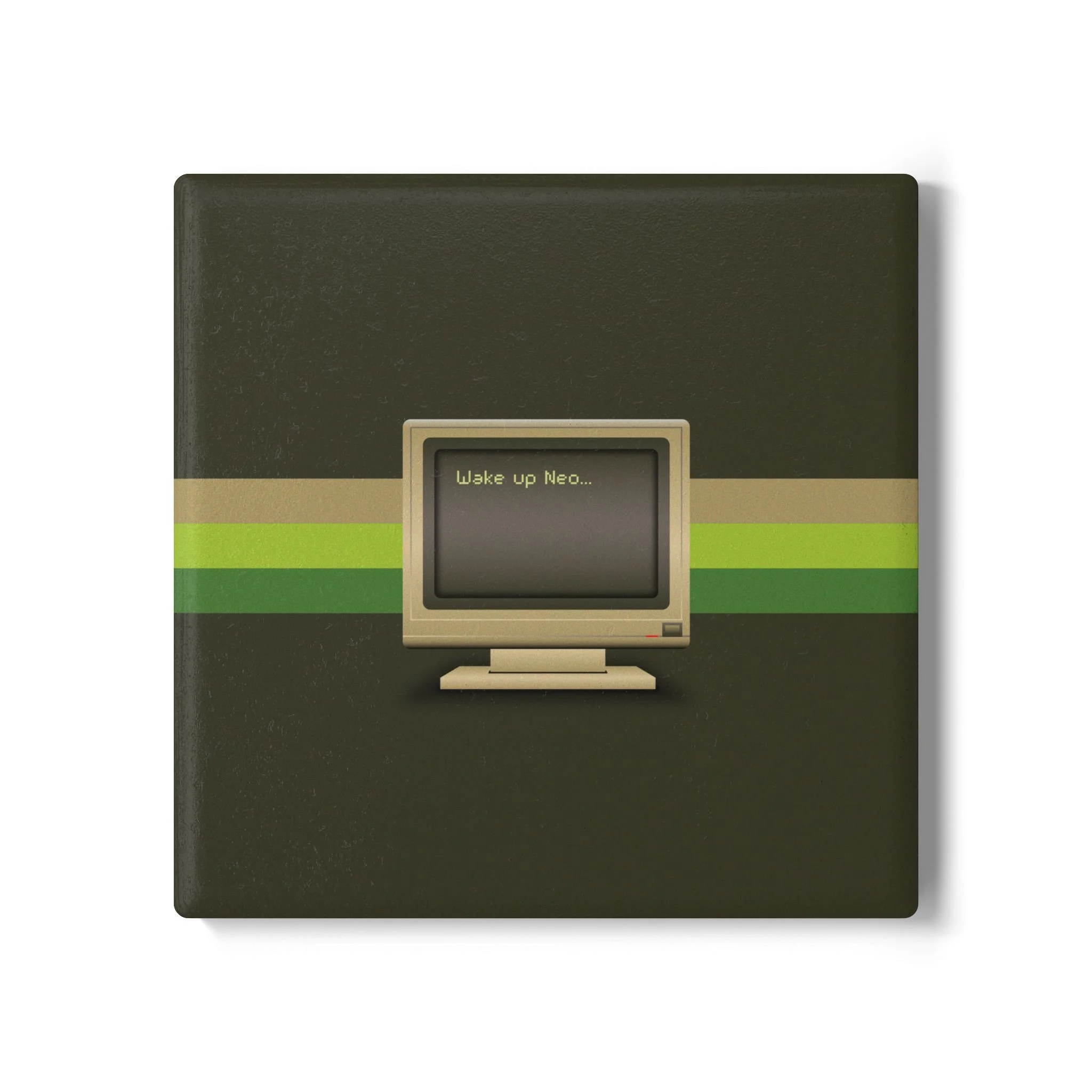 Monitor Retro Coaster Ceramic x1