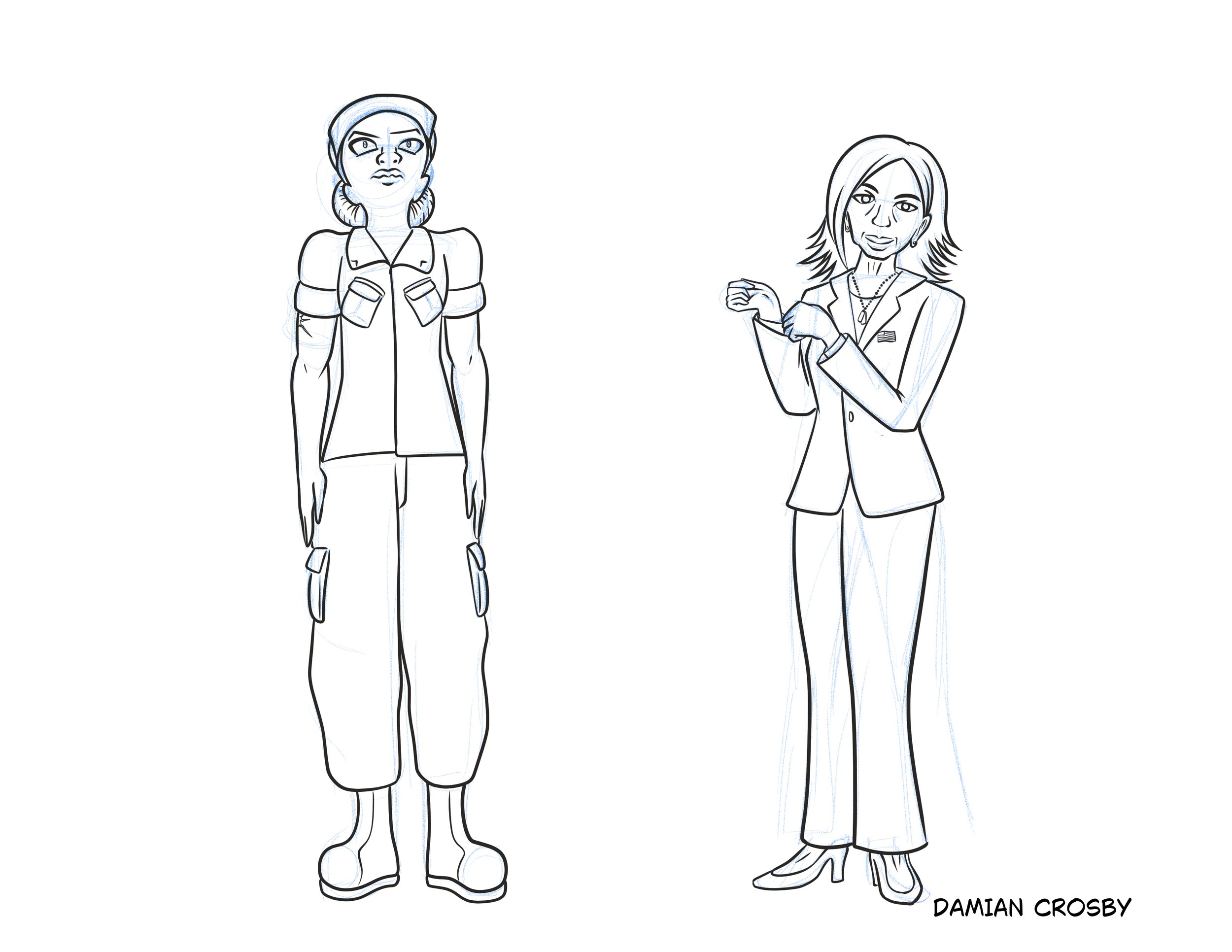 Human At Various Ages Caricature Assignment Part 2