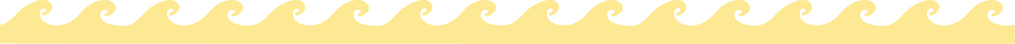 Black stylized waves pattern on a yellow background.