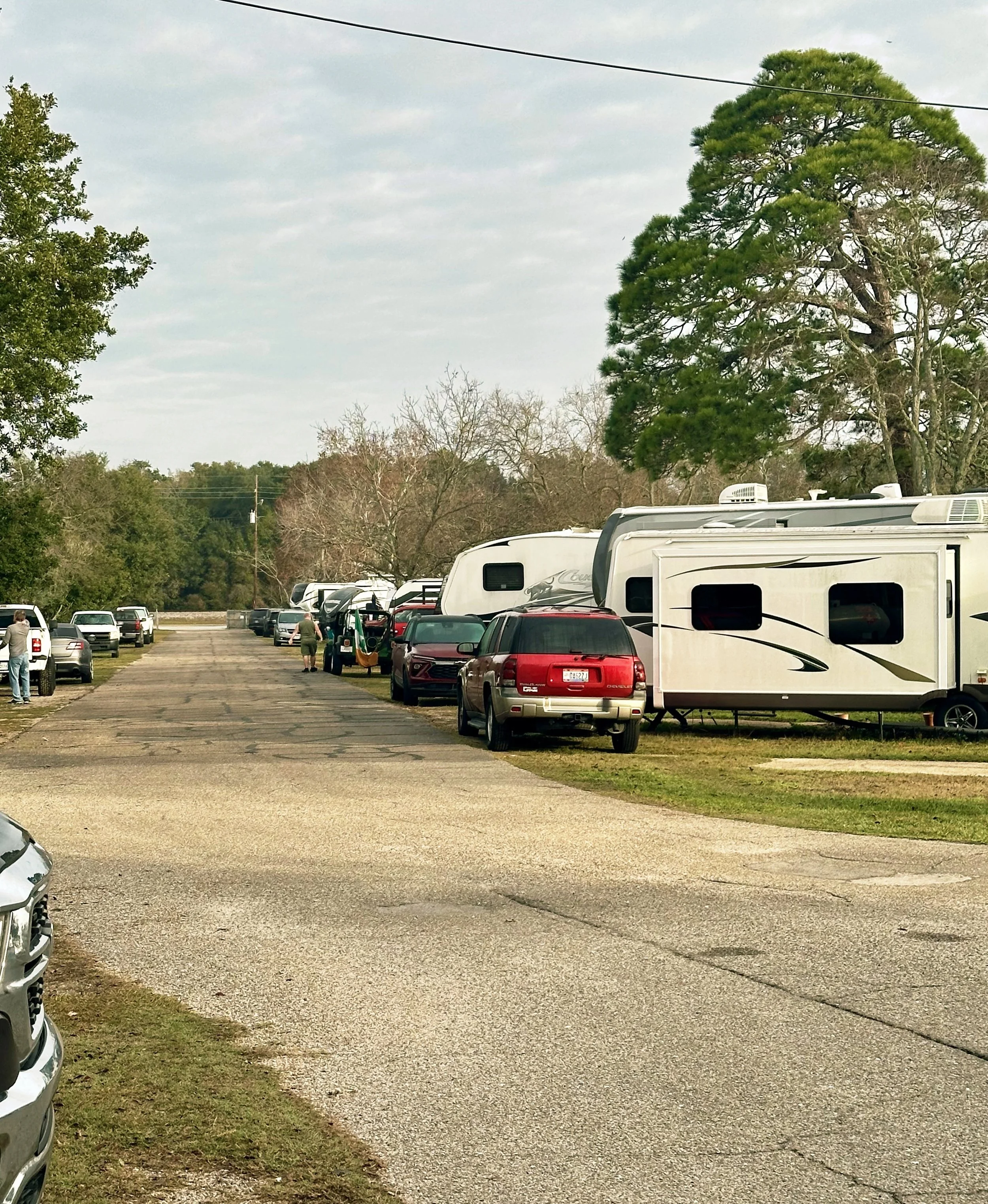 RVs at Biloxi Beachside RV Park