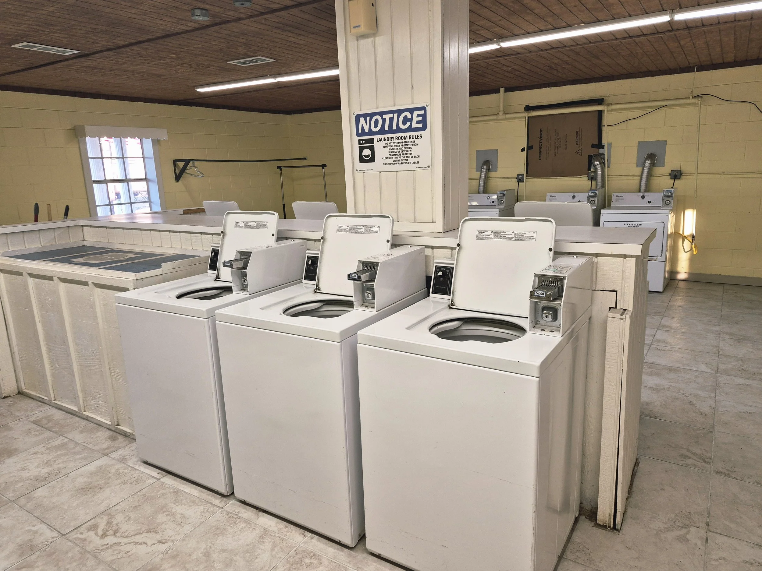 Laundry Room at Biloxi Beachside RV Park