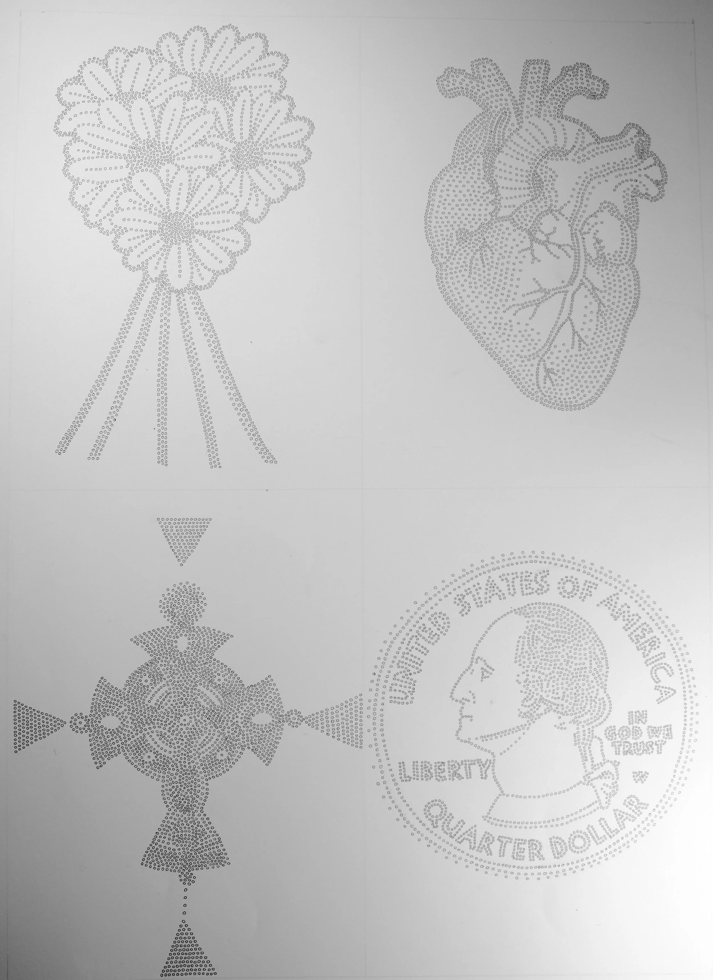 25/100 - FLOWERS AND CROSS CLAIMED - HEART AND QUARTER AVAILABLE