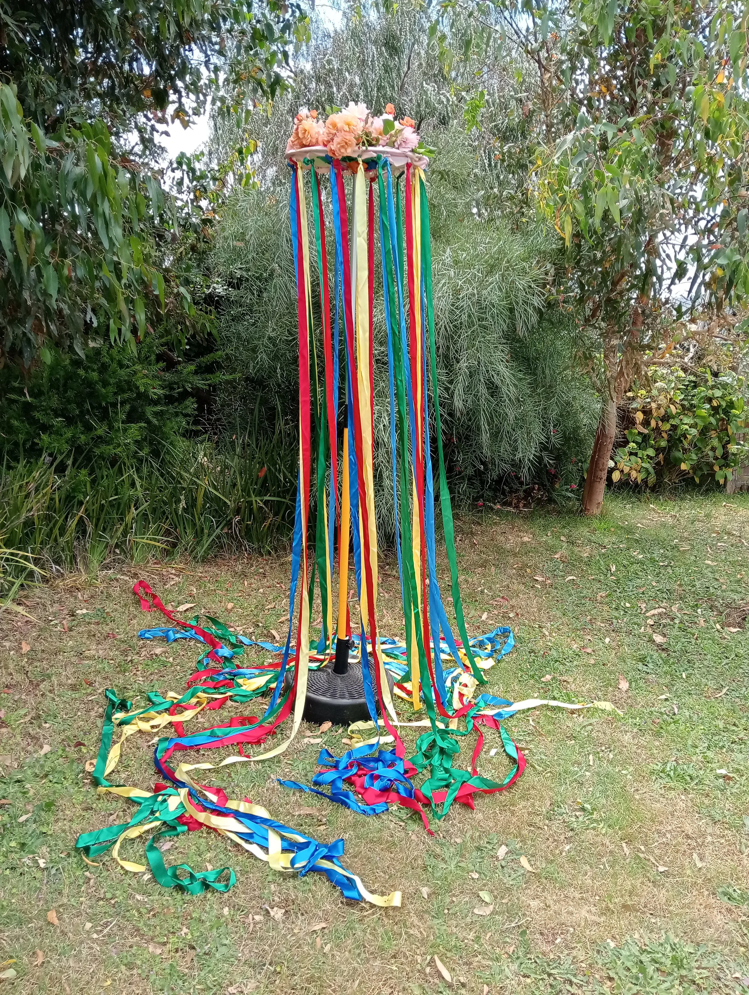 Maypole used for dance