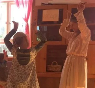 Children doing Eurythmy