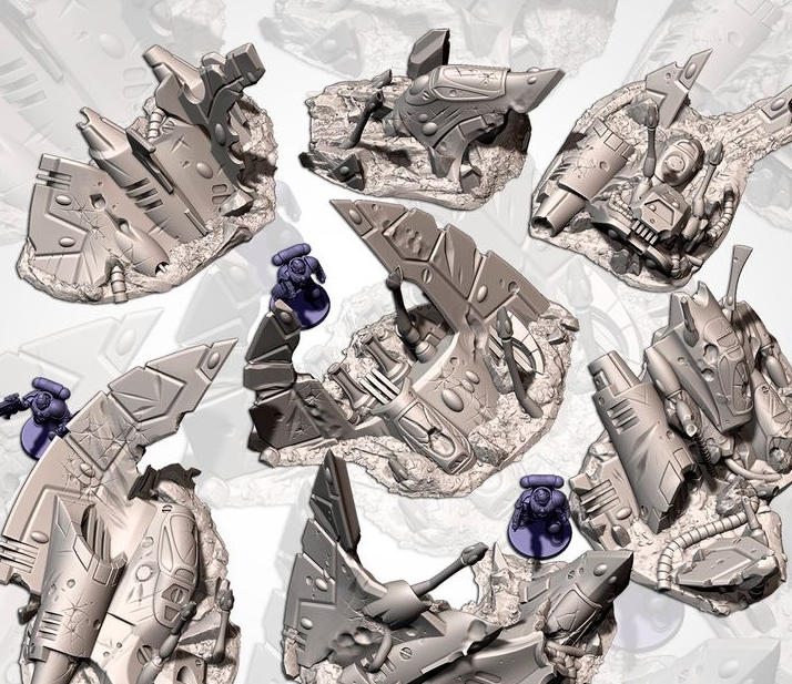 Destroyed Vehicles Set 4