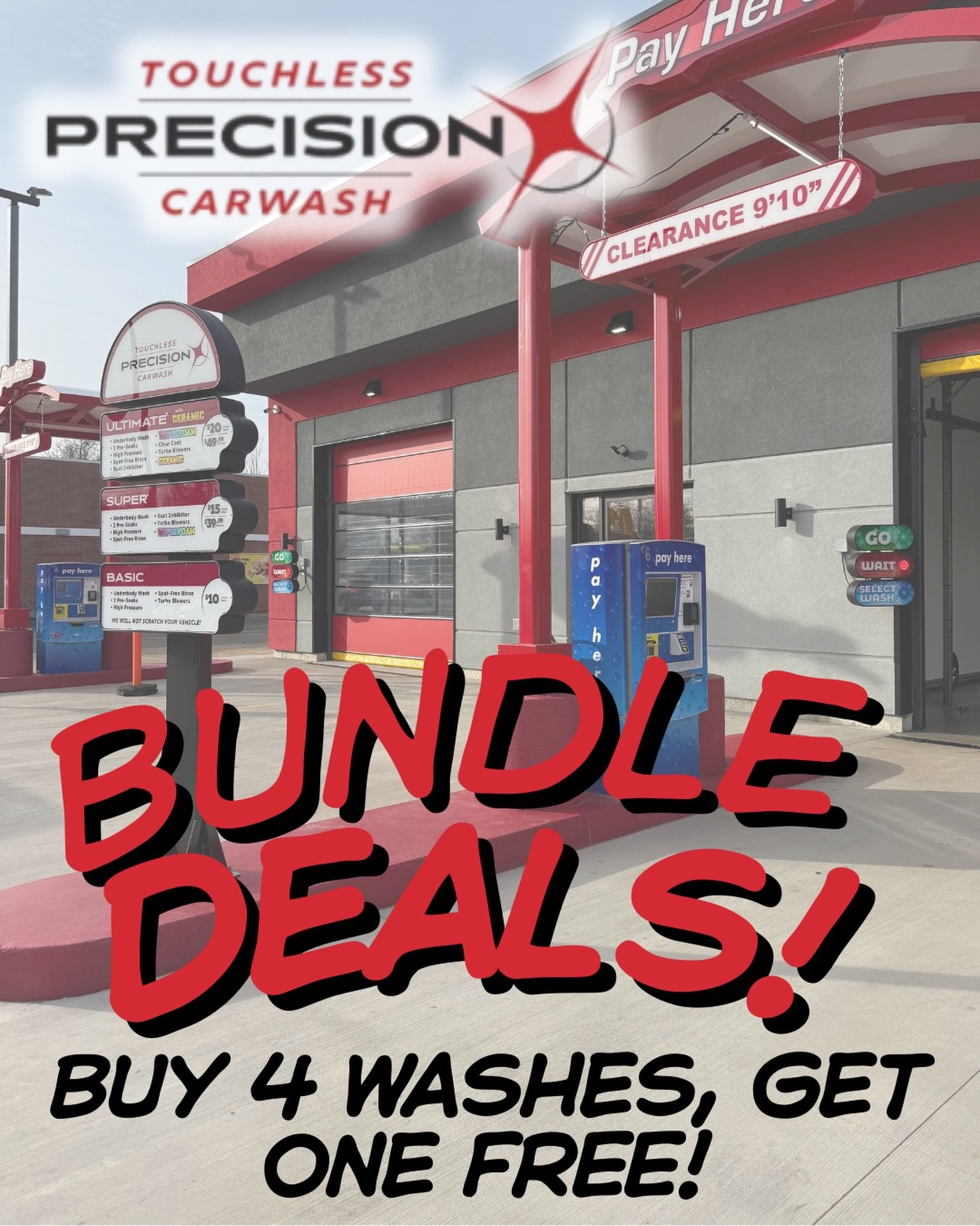 🙋&zwj;♀️We are frequently asked if we have multi-car/household memberships or discounts. 
🚗 We do not, BUT our bundles are a great way to save on multiple cars if you are not interested in monthly memberships. 
ℹ️ Purchase them at the kiosk. Then, 