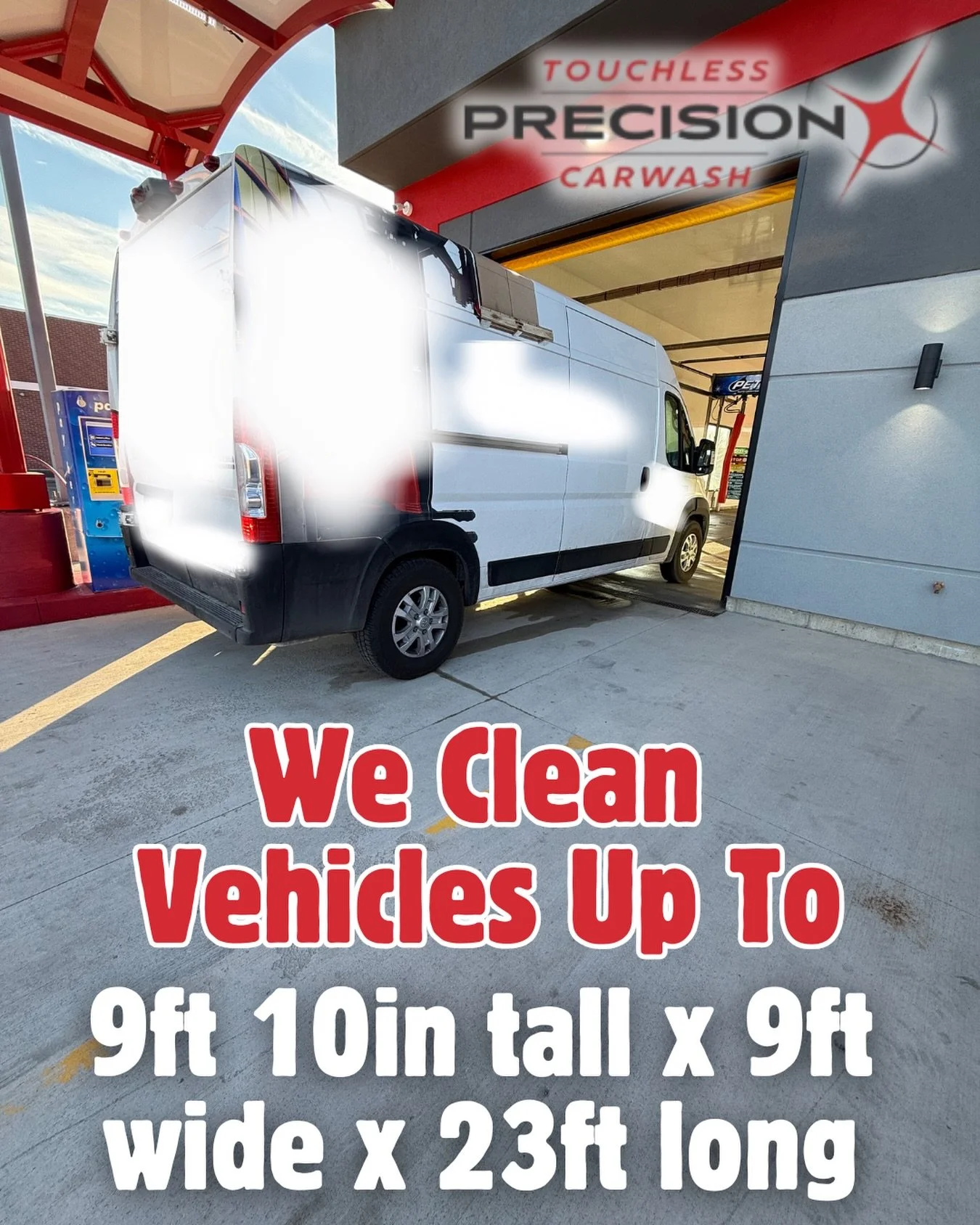 📣 Calling all oversized trucks and service vehicles&mdash;come enjoy the convenience of an automatic wash that fits you, too! 
🧽 Loving your wash &amp; have a company fleet? We have fleet memberships now available. 📧 Email us at carwash@washspincl