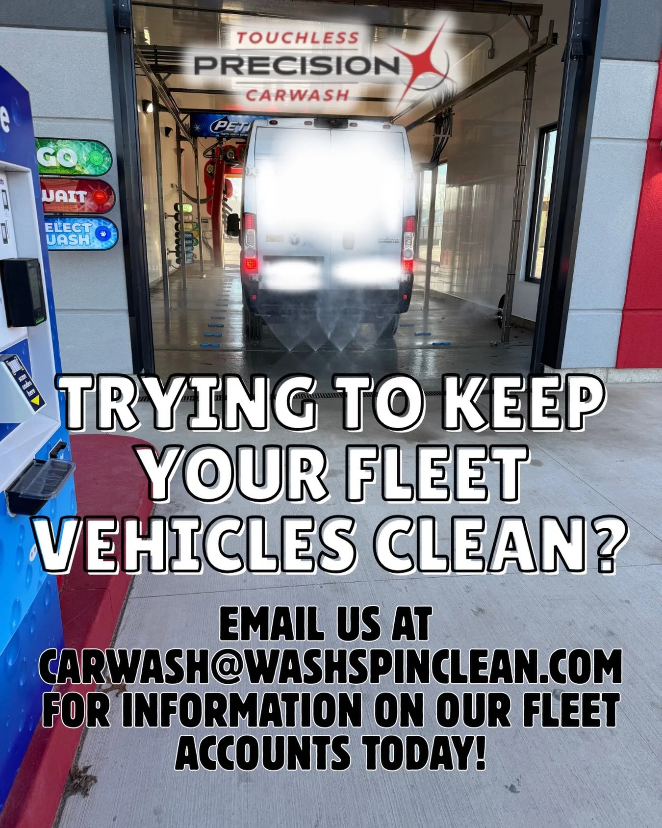 Keep all your company vehicles looking spotless✨
📧Email us at carwash@washspinclean.com to get all the details 🚗 🫧