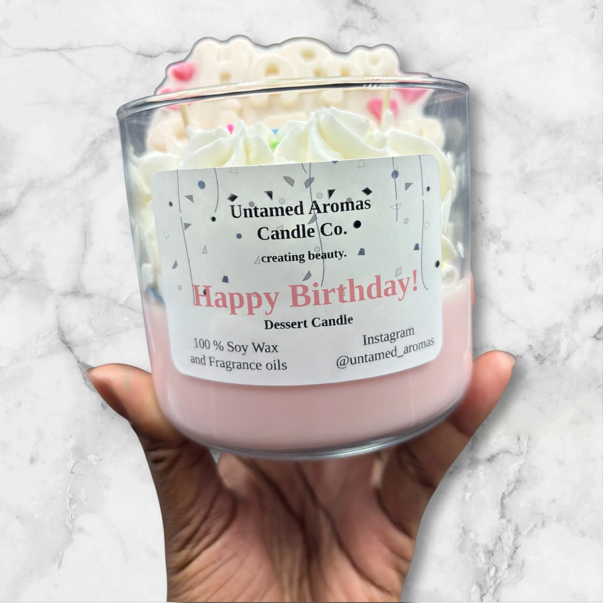 Scoop Me Up Birthday Candle