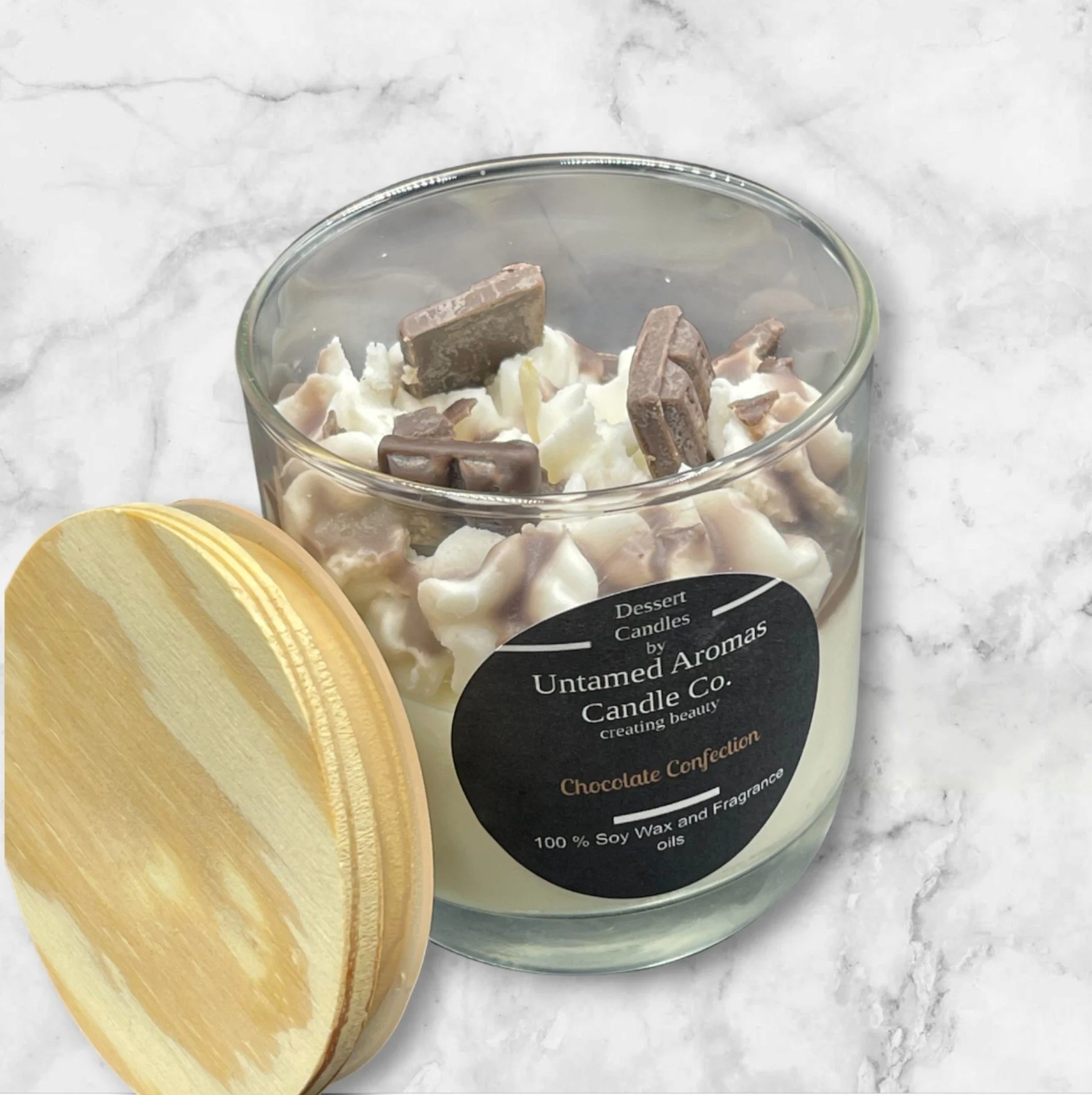 Chocolate Whip Dessert Candle