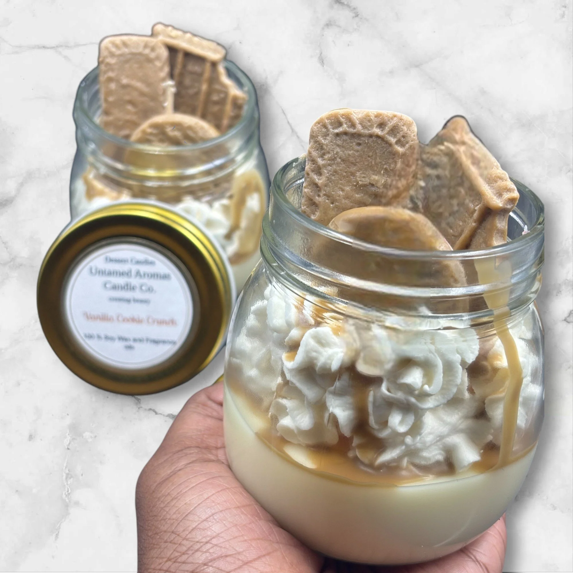 Vanilla Cookie Crunch Dessert Candle