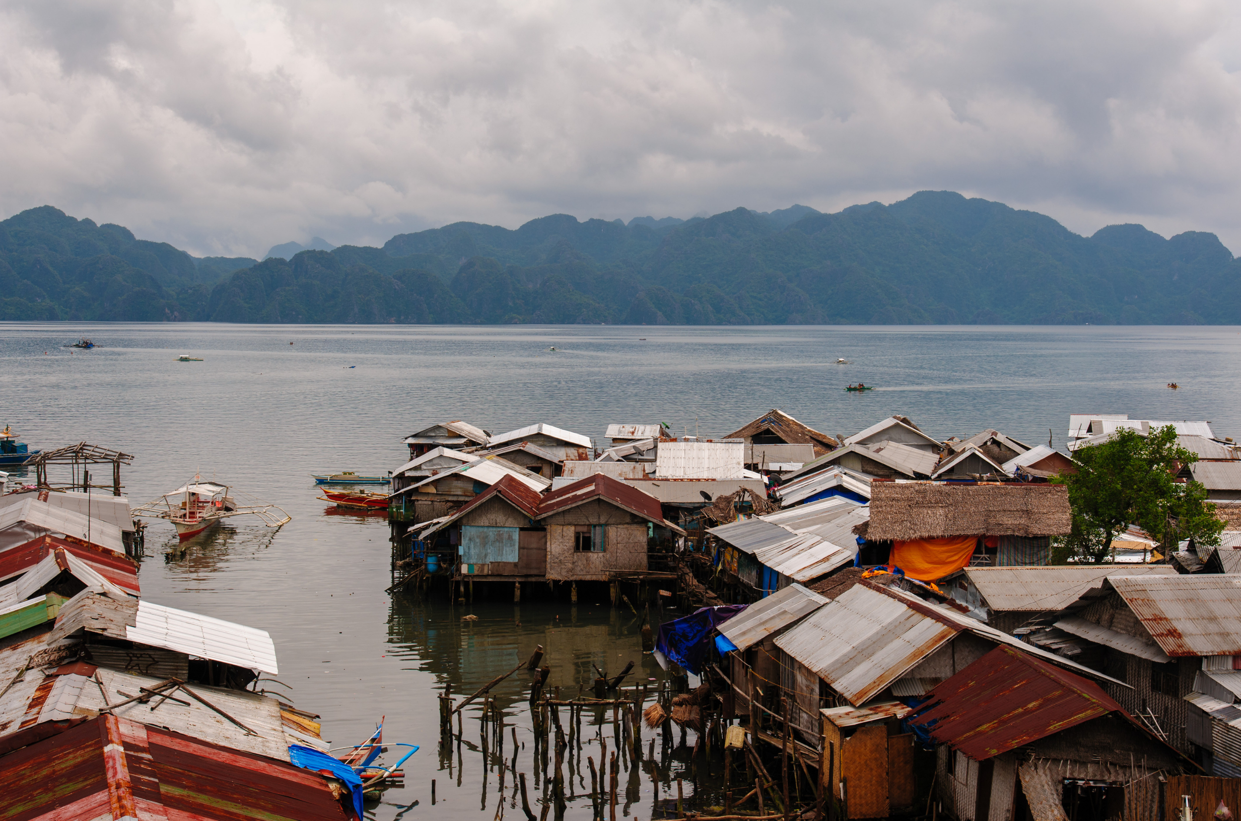 Coastal community houses