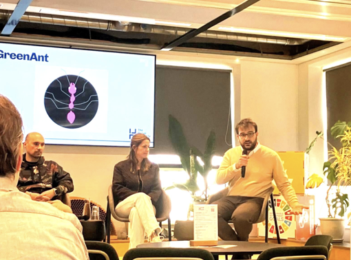 GreenAnt CEO Mario Simmaco participates in a panel discussion