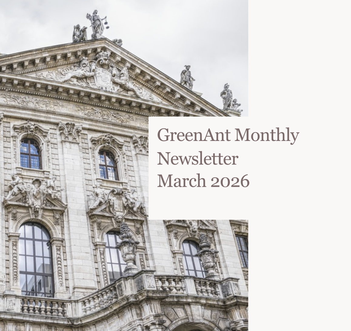 The exterior facade of the Justizpalast, Munich, Germany