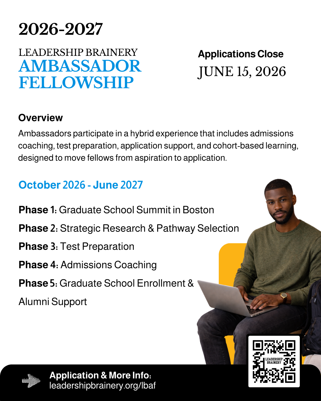 Leadership Brainery Ambassador Fellowship Overview Flyer
