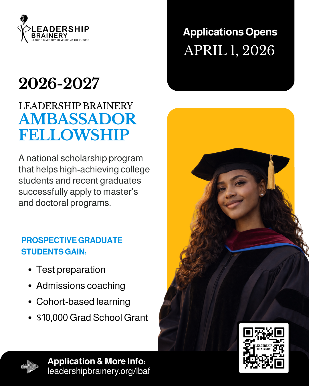 Leadership Brainery Ambassador Fellowship 2026