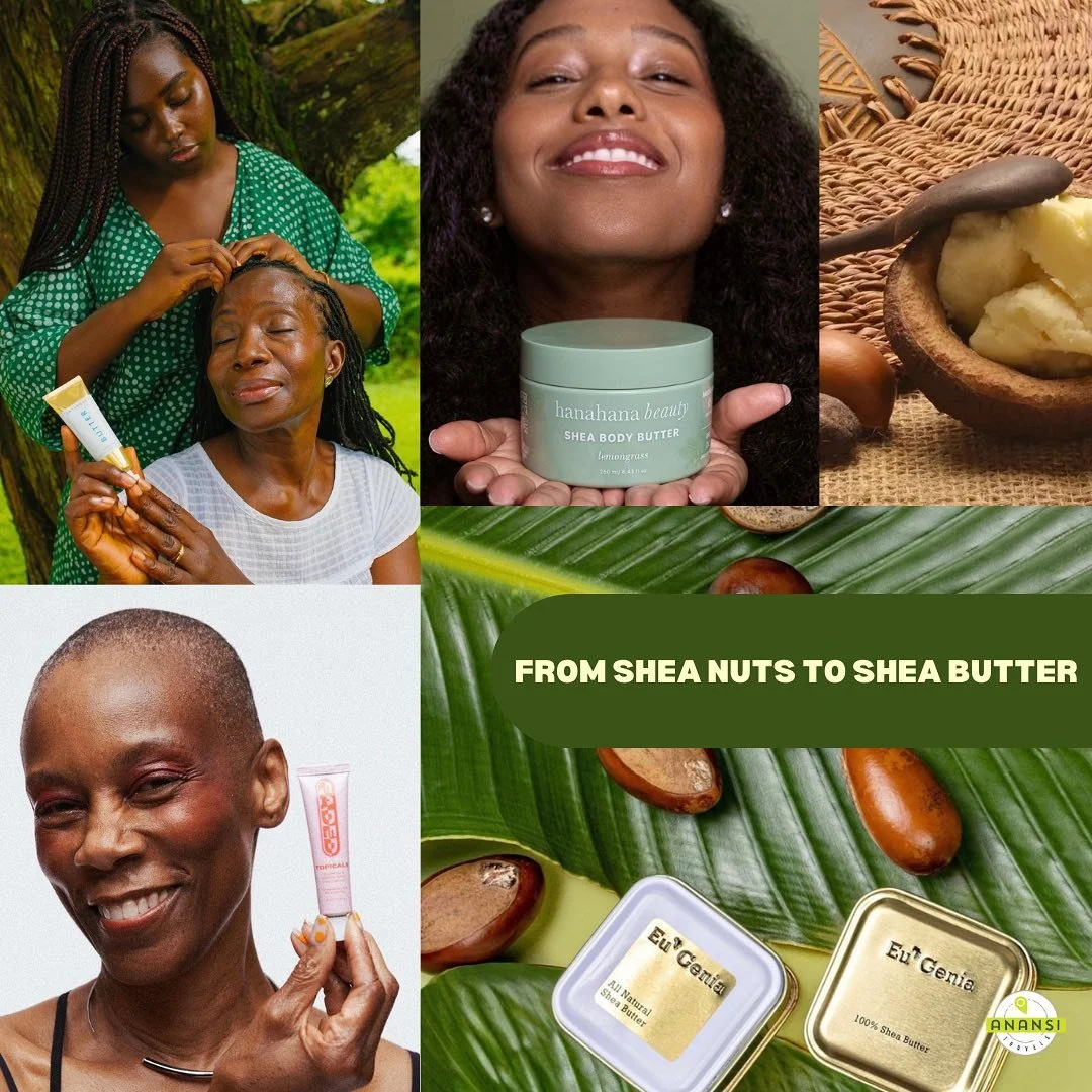 Shea butter is the gift that keeps giving! ☀️ 

Passed down from generations, it has not only served as a moisturizer but also provided a livelihood for many African women!! 

Swipe to see how a shea nut is turned into shea butter ☀️

How is Shea But