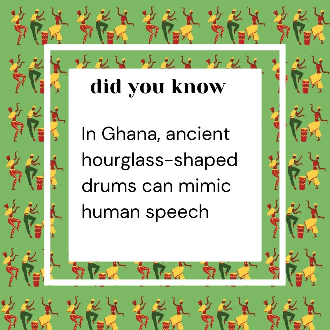 In Ghana, drums are more than instruments, they are a form of communication. For centuries, Luan (Northern) and Atumpan (Akan) have been used to send messages, tell stories and carry on oral traditions of Ghanaian culture.