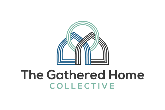 The Gathered Home Collective logo featuring interlinked rings above the text 'The Gathered Home Collective'.