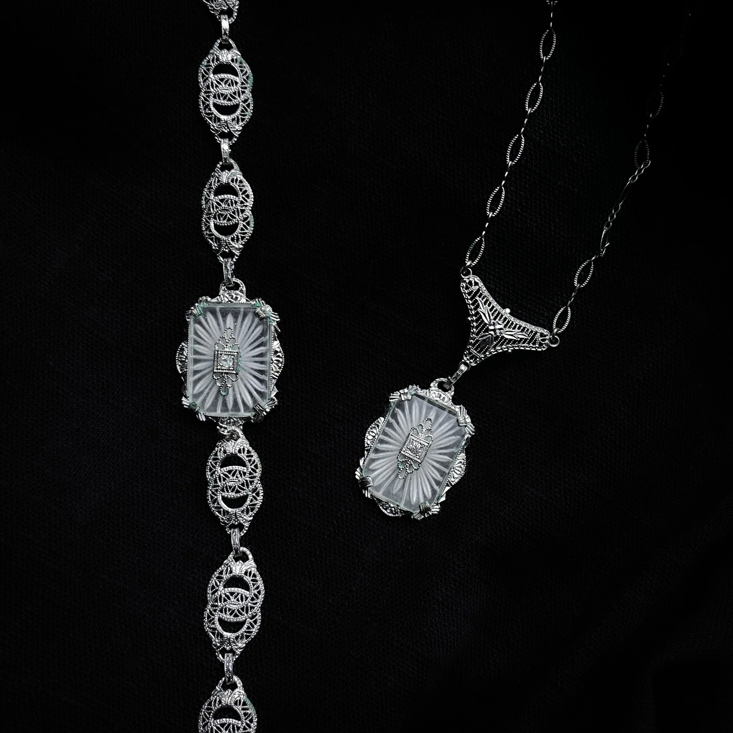 Antique Necklace & Bracelet Set