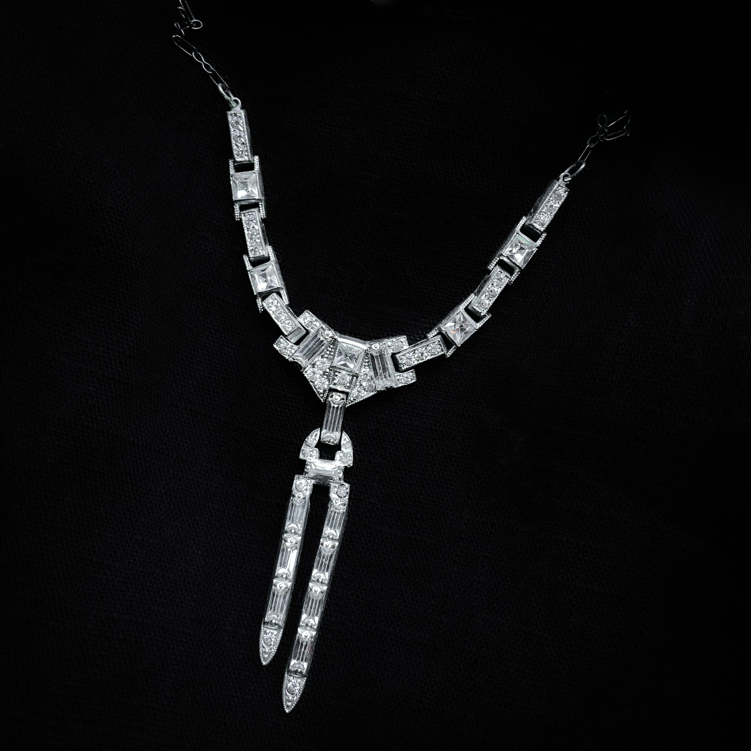 1920s Silver Necklace