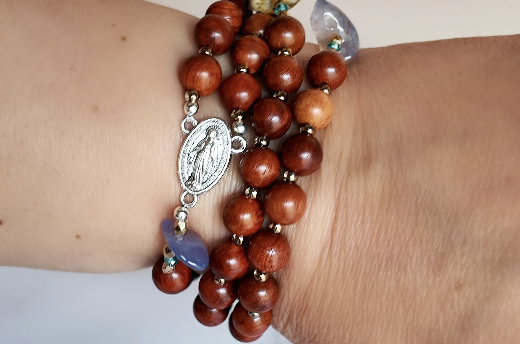 「守護天使」　ロザリオ・ブレスレット