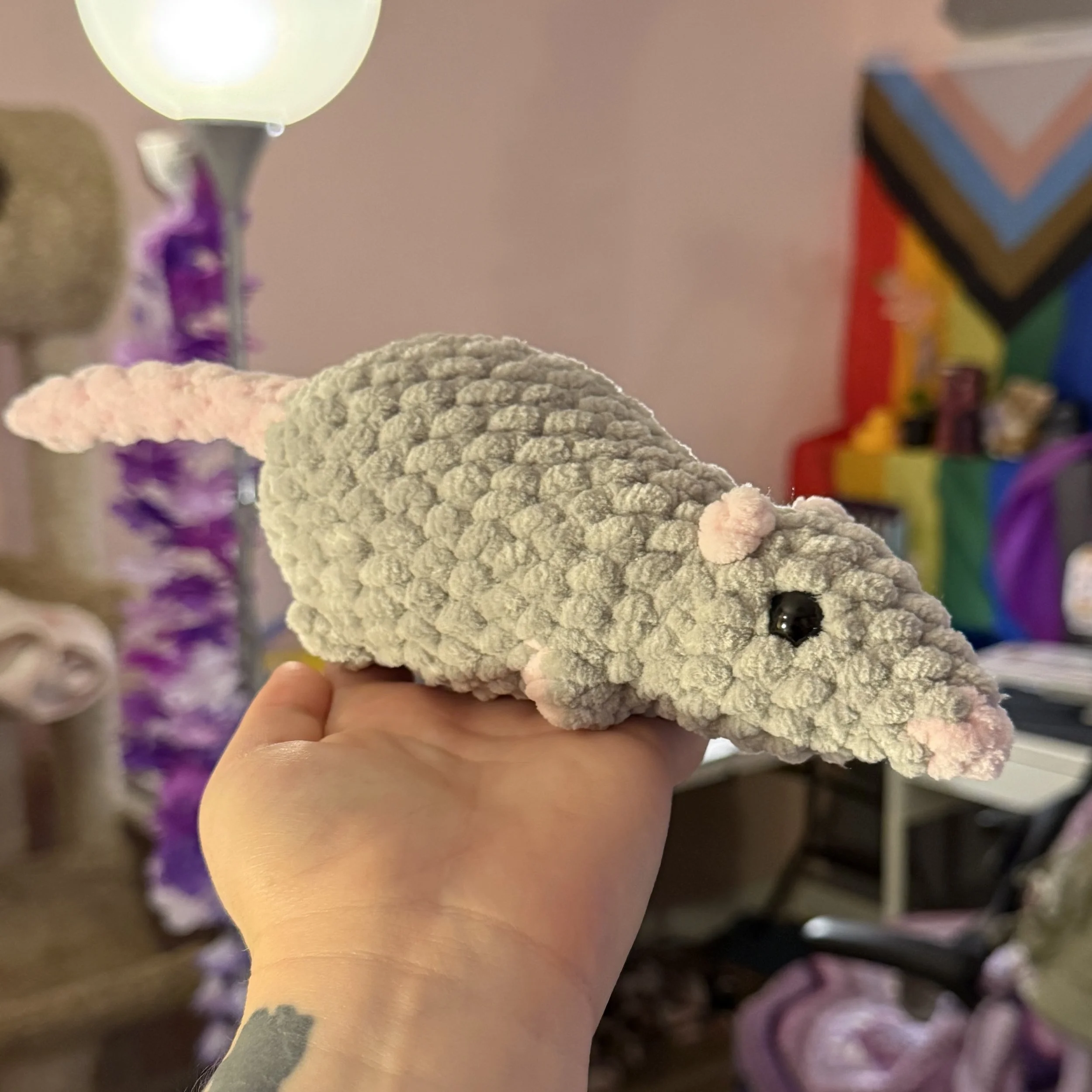 Rat 🐀Crochet Plushy