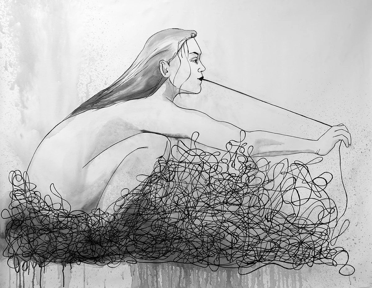 Chew - 62" x 50.75" - 2021