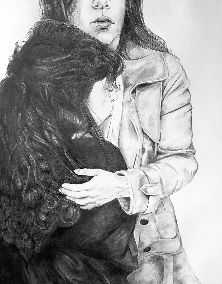 From the "Strangers" series - 34" x 44" - 2025 