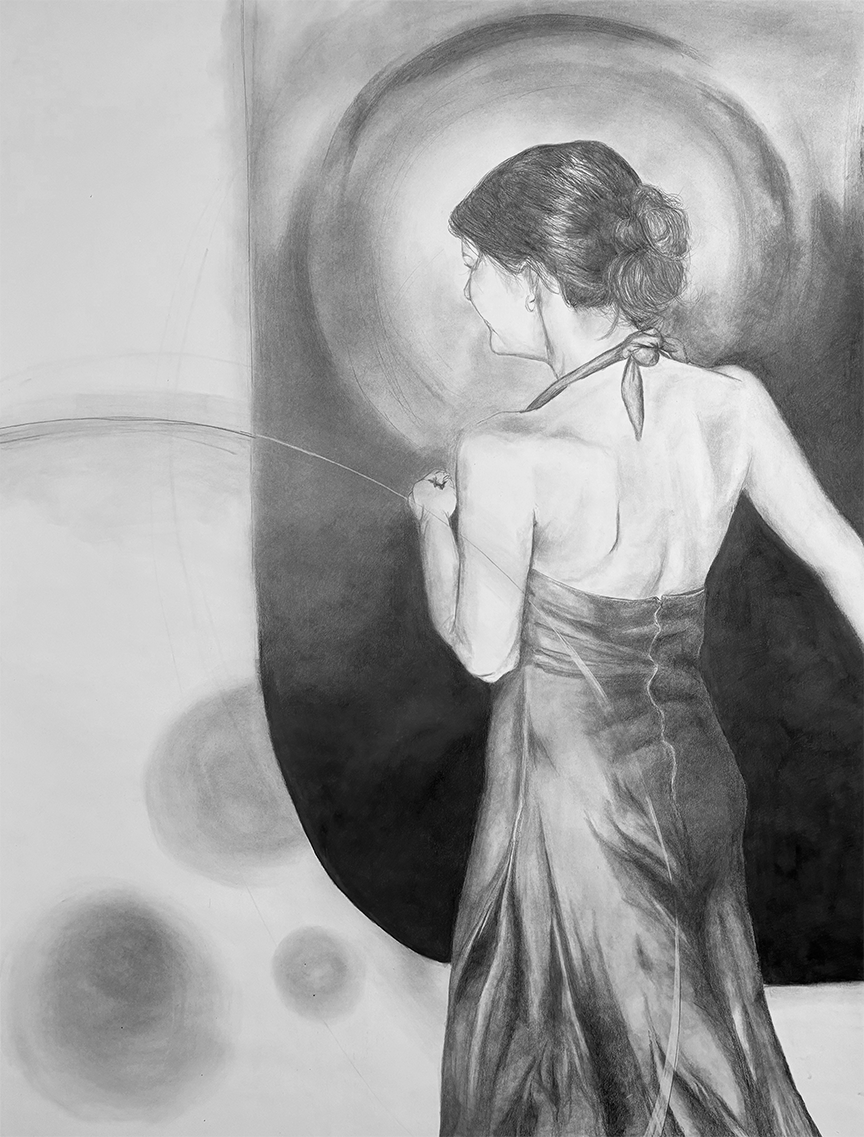 Wish You Were Here - 33.5" x 37" - 2024