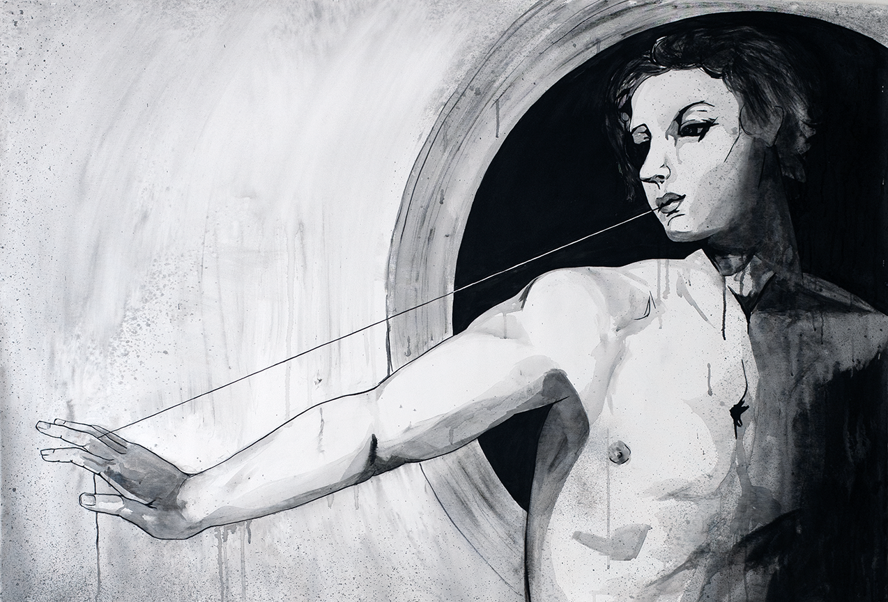 I Only Smoke When I'm With You - 62" x 42.5 - 2021