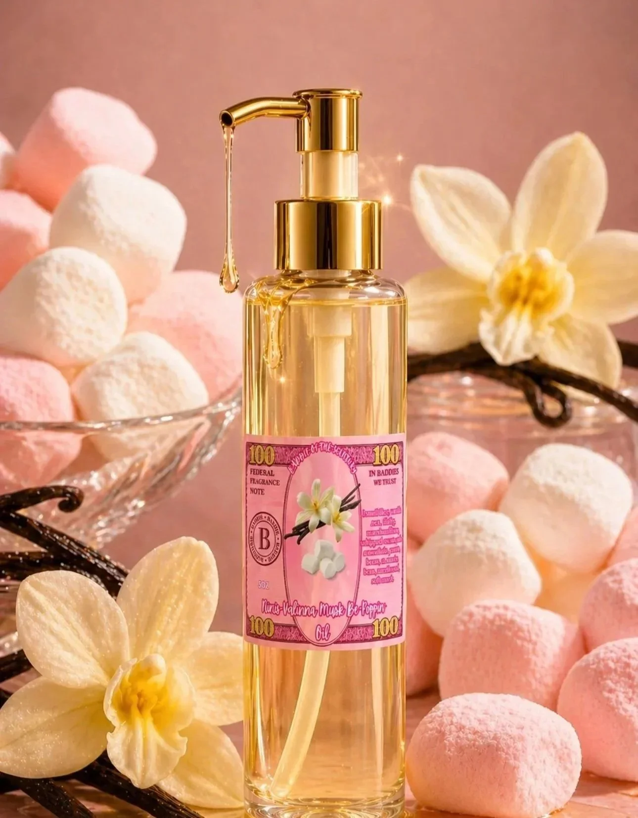 Ninis Valinna Musk Be Poppin' Oil 5oz