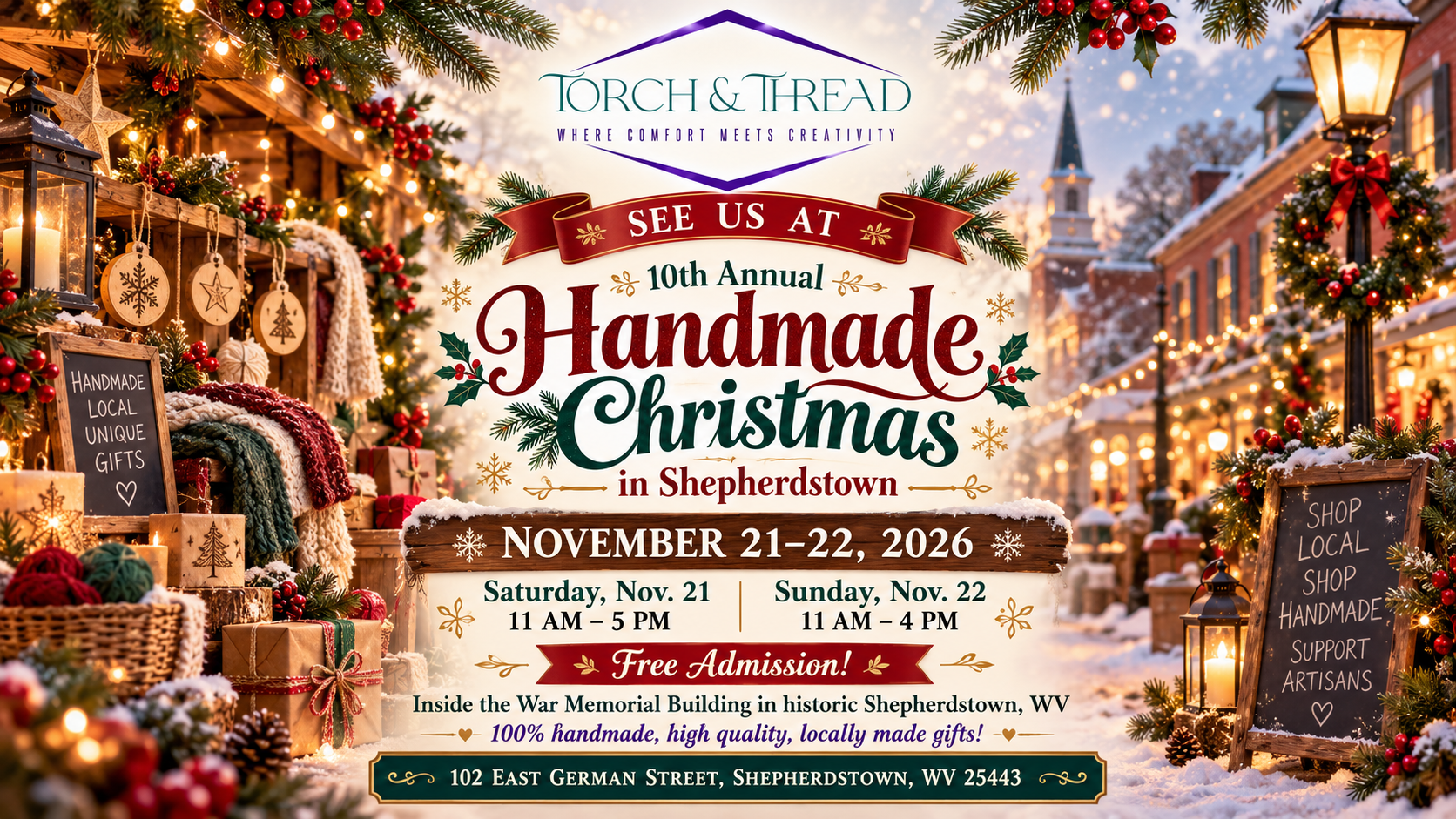 Handmade Christmas in Shepherdstown